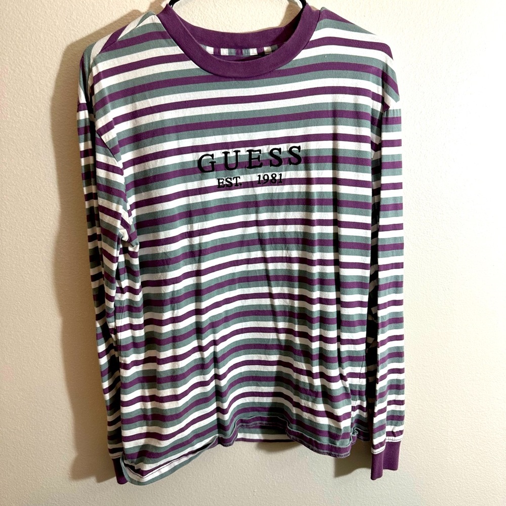 GUESS striped long sleeve